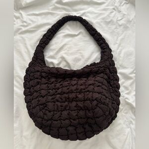 COS Oversized Quilted Bag - Brown